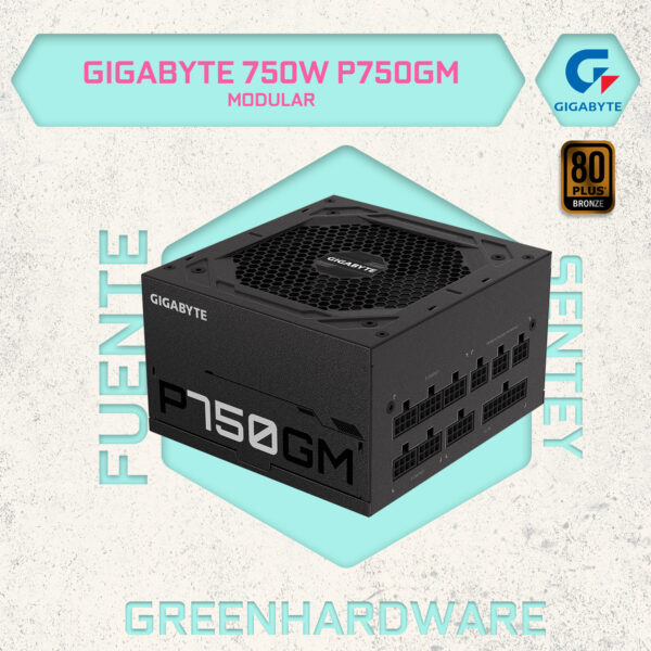 FUENTE 750W GIGABYTE P750GM - OEM